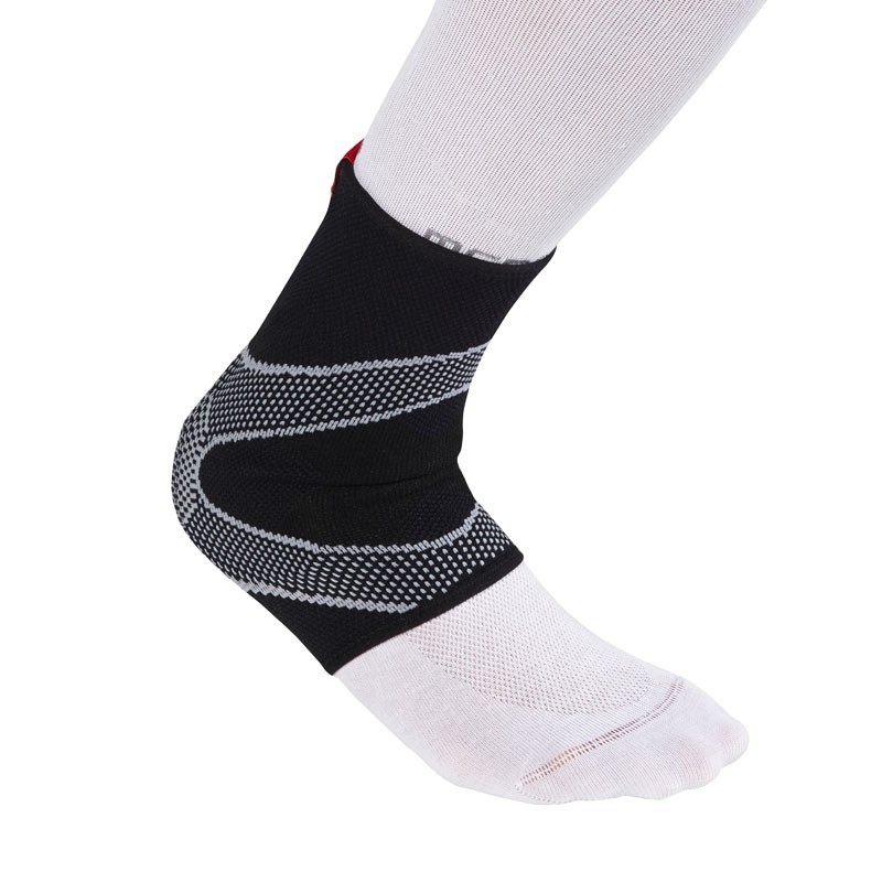 Chevillère De Sport Pour Football - 1 Paire Protège-Cheville Flexible Noire, Protection Entorse Et Chocs Pour Foot, Volley Et Athlètes