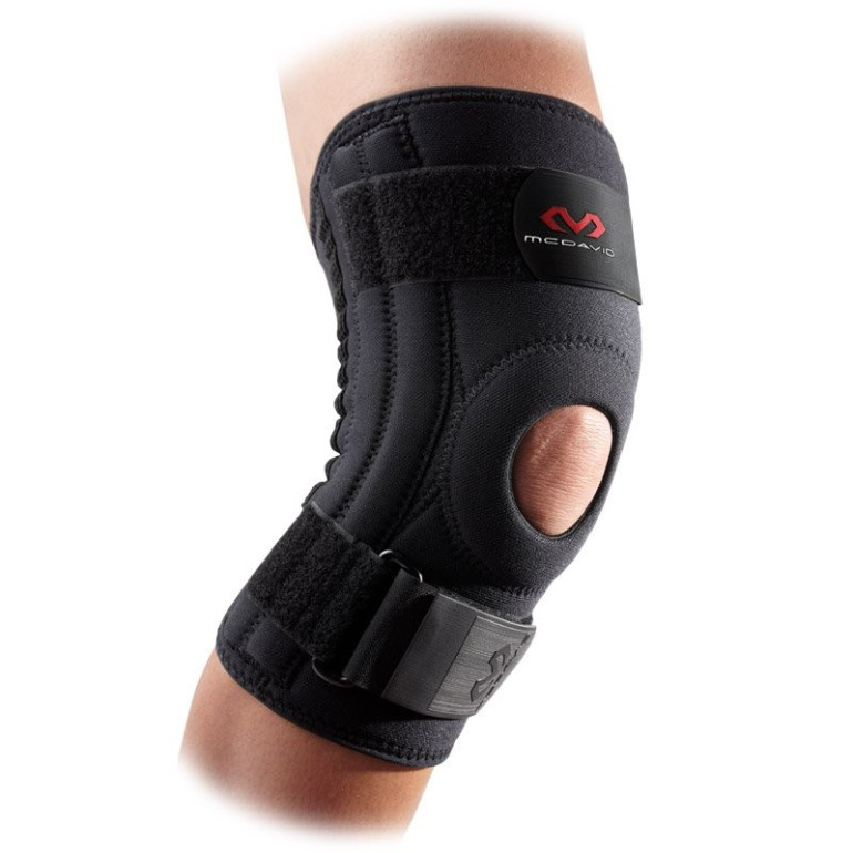 Genouill&egrave;re avec maintien rotulien &agrave; velcro 421 McDavid