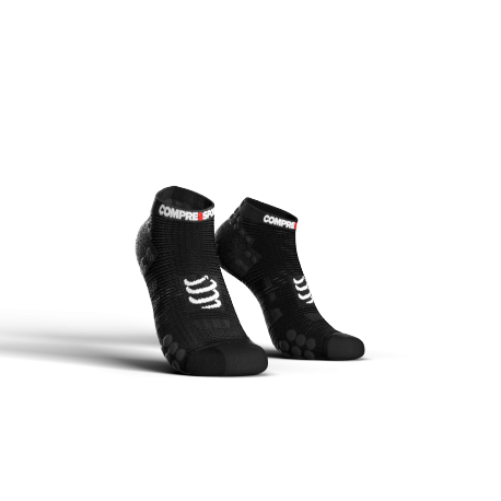 Chaussettes courtes Noir Pro Racing Socks V3.0 low cut - COMPRESSPORT