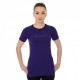 T-shirt manches courtes Femme 3D RUN PRO ATHLETIC Violet - BRUBECK