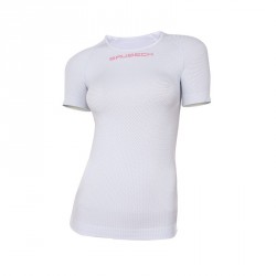 T-shirt manches courtes Femme 3D RUN PRO ATHLETIC Blanc - BRUBECK