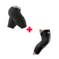 Pack Protection Basket : Short Hex WRAP + Paire Genouill&egrave;res prolong&eacute;es HEX ref 7991 + 6446