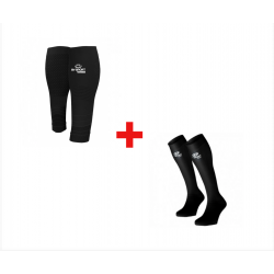 Manches à Compression de Mollet Chaussettes Contention pour Jambes Bas de  contention des mollets Respirant Antidérapant Support de Mollets pour la  course le sport l'avion la randonnée le marathon : : Mode