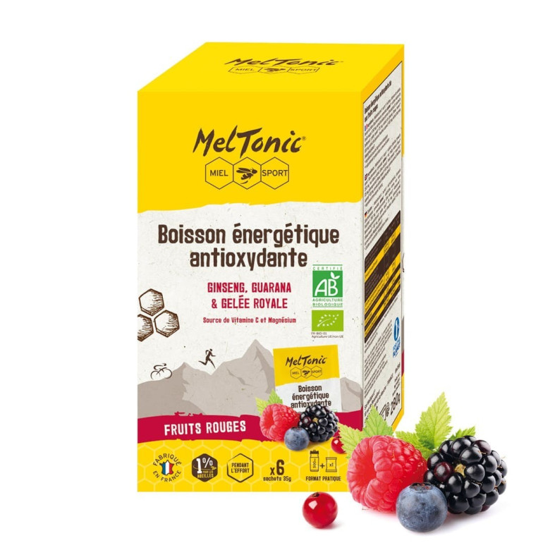 Etui 10 boissons &eacute;nerg&eacute;tiques antioxydante Menthe - Meltonic