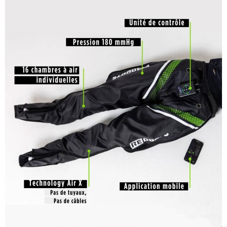 REBOOTS RECOVERY Bottes de pressotherapie