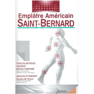 Emplatre americain st bernard - Tissu Adjh&eacute;sif 19 x 30 cm