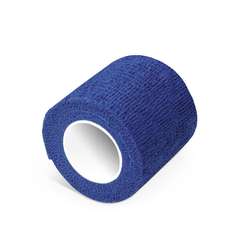 Bande coh&eacute;sive non tiss&eacute;e - 4,5 cm x 5 m - Bleue