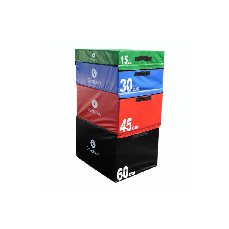 Set de 4 Plyobox en mousse 15/30/45/60 cm - SVELTUS