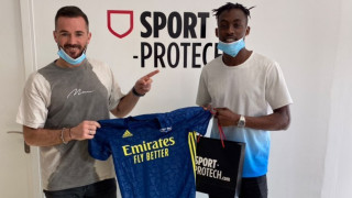 Tino Kadewere au showroom Sport Protech ! Sport Protech